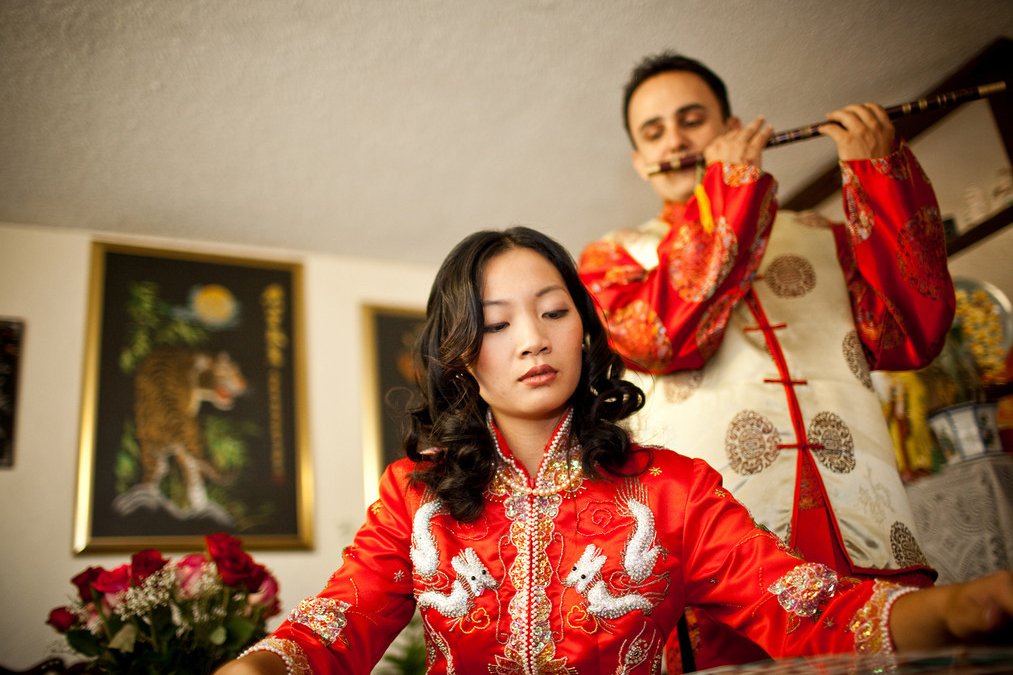 east asian wedding makeup