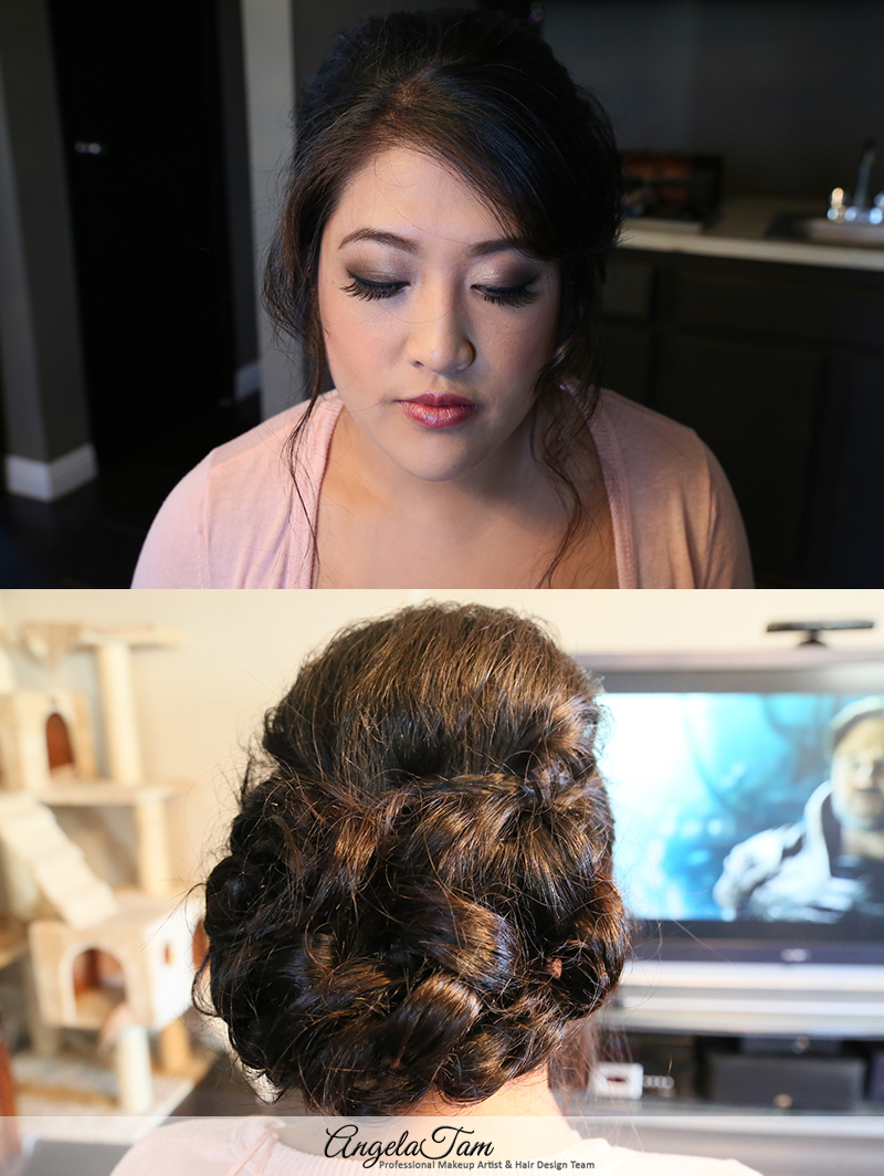 Los Angeles Beautiful Asian Bride Wedding Makeup Artist And Hair Stylist Angela Tam Hair