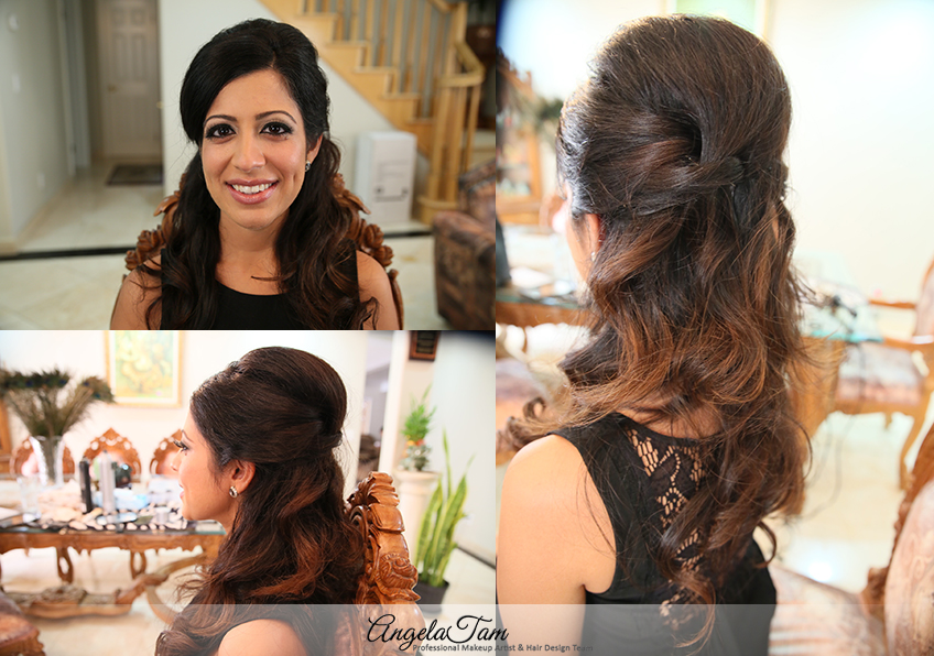 Los Angeles Indian Wedding Best South Asian Bride Makeup Artist And Hair Stylist Angela Tam