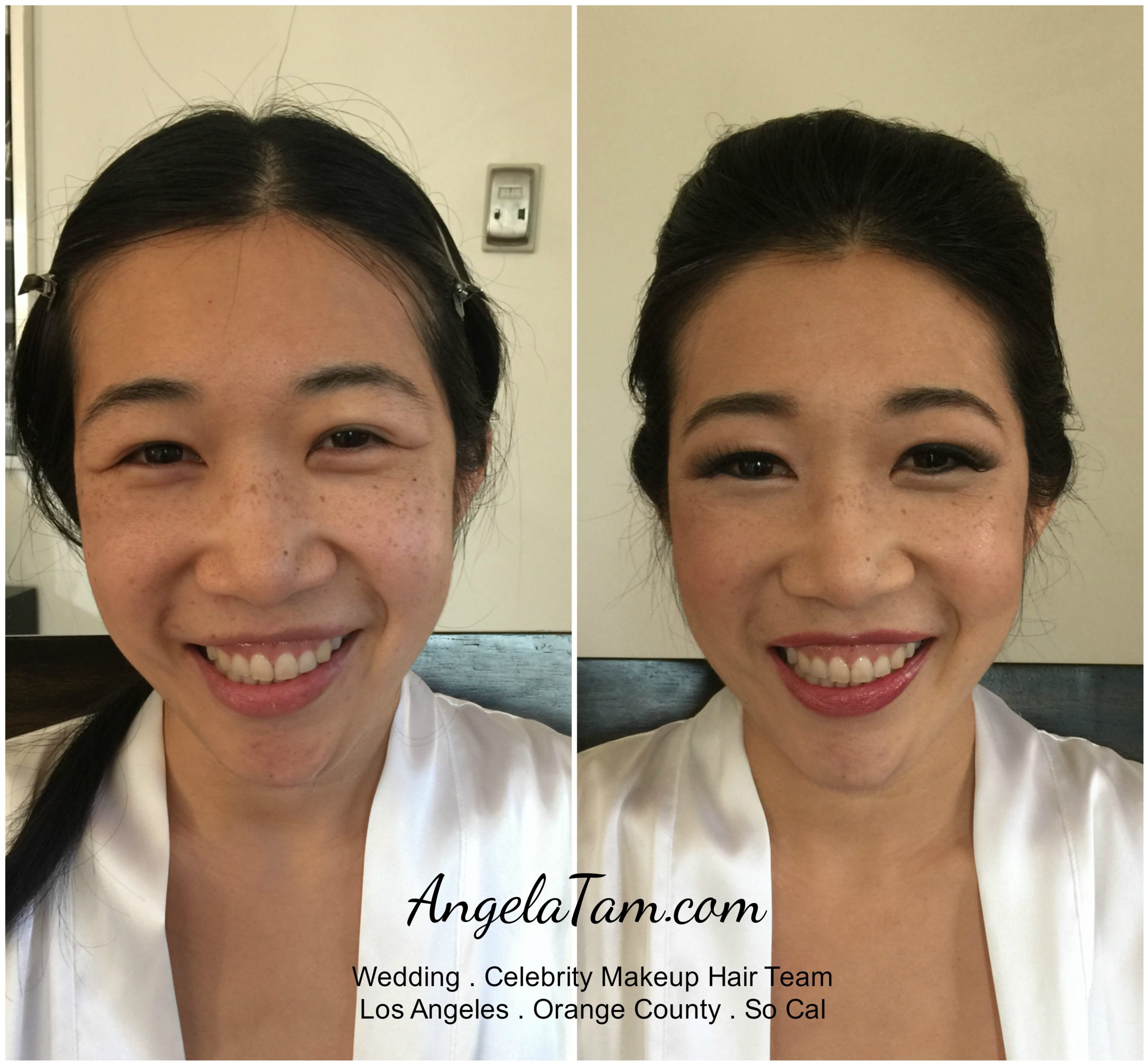 Hilton Pasadena Wedding Asian Bride Heather Makeup And Hair Session Angela Tam Glam 5185