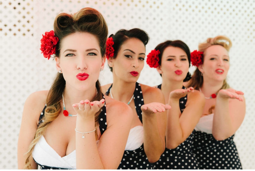 Vintage Retro Pin Up Rockabilly Look Makeup Artist and Hair Stylist