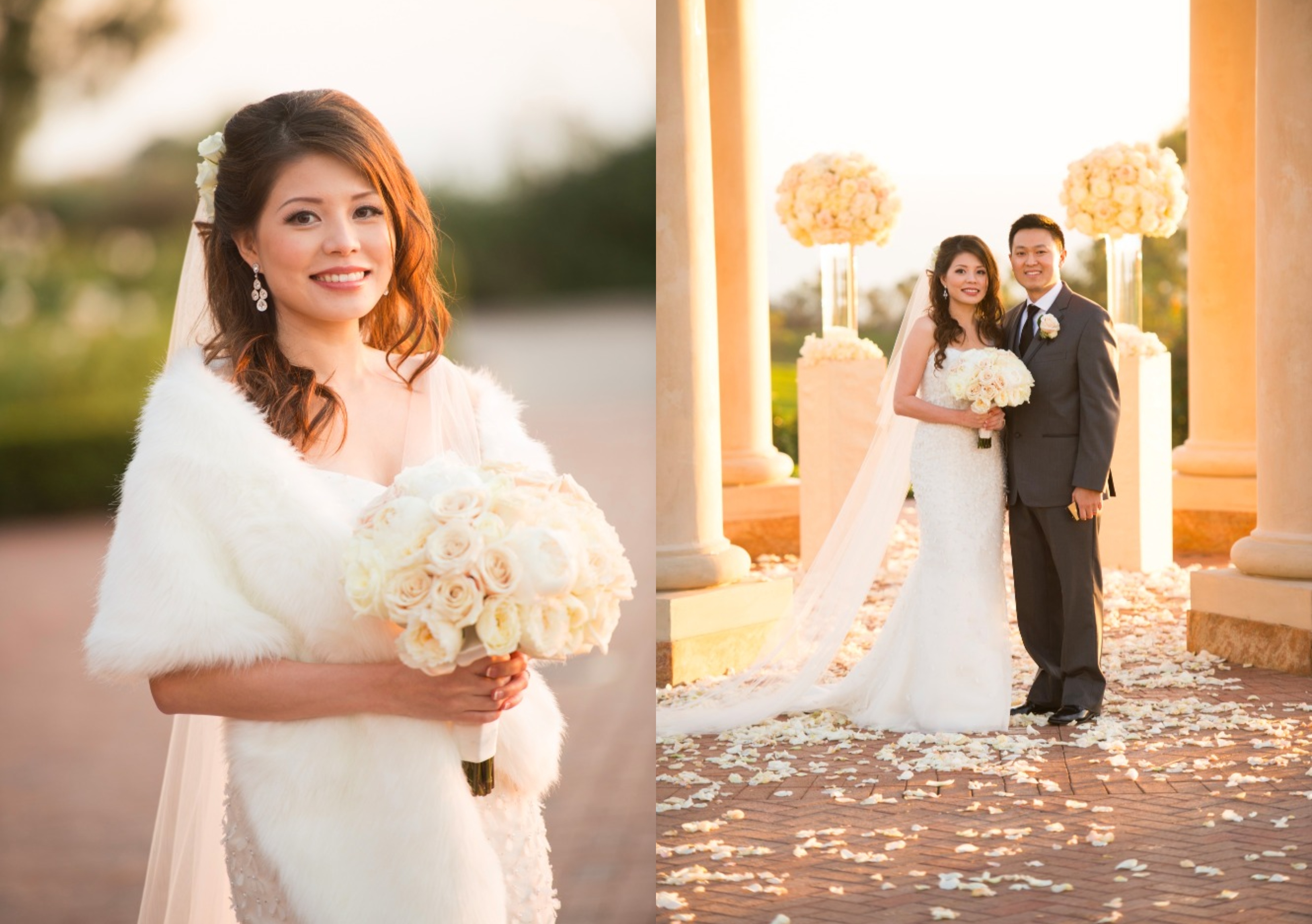 Olivia and Steve Wedding at The Pelican Hills Newport Coast Asian Bride Makeup Artist and Hair Stylist Team