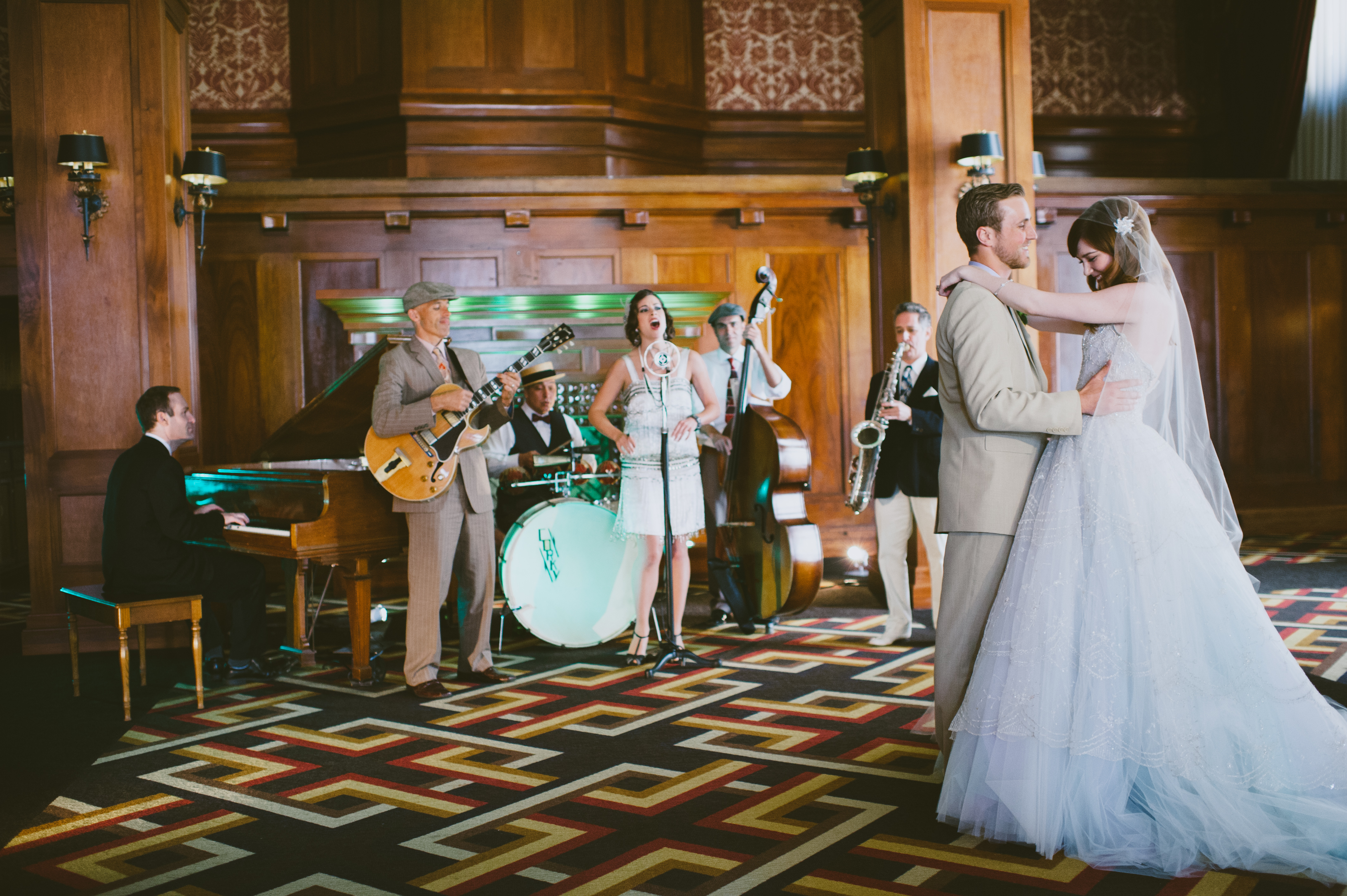Gatsby Retro Vintage Wedding at The Los Angeles Athletic Club Makeup Artist and Hair Stylist
