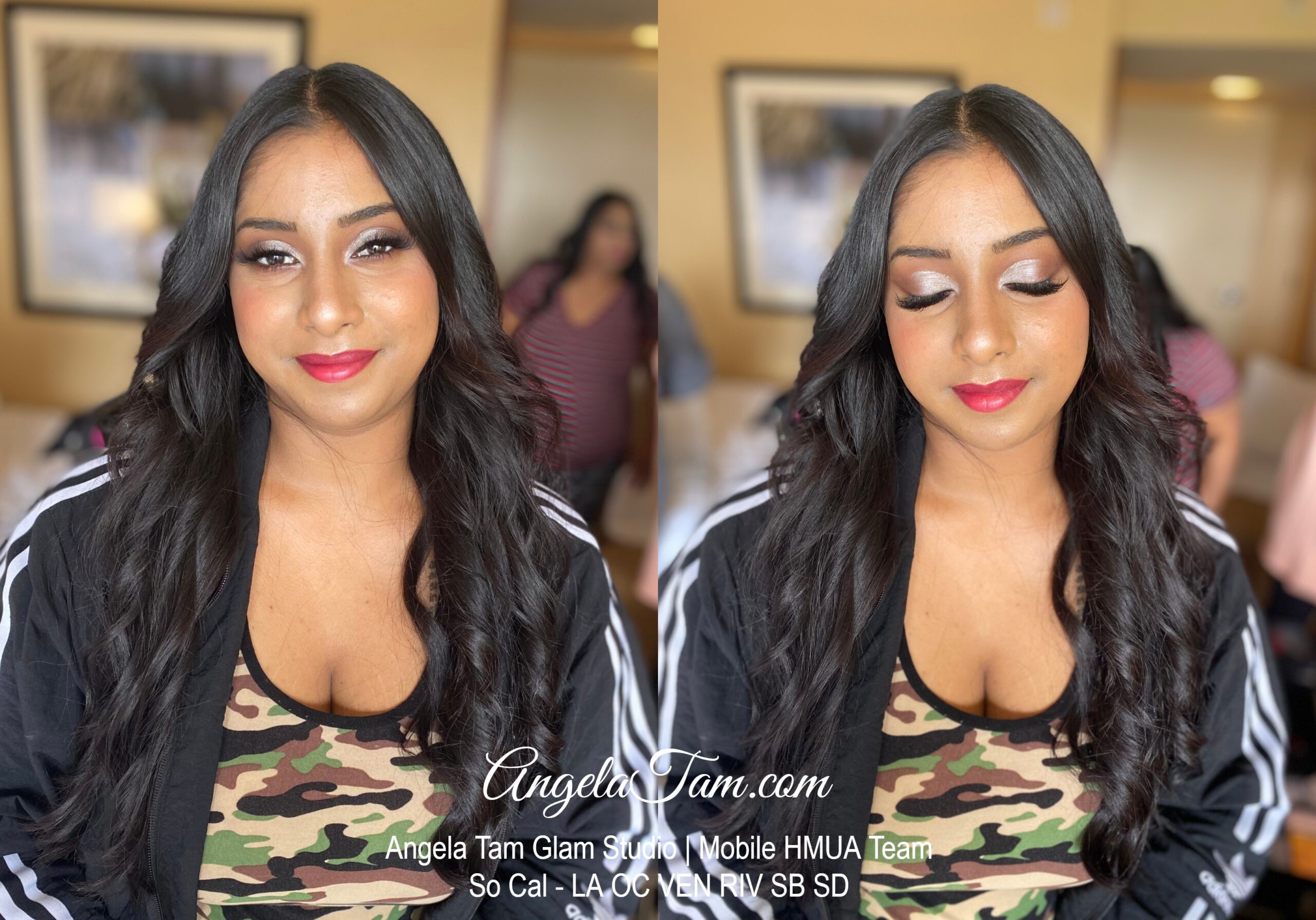 Wedding Bridal Makeup and Hair by Angela Tam Glam Studio . Mobile HMUA Team AngelaTam.com