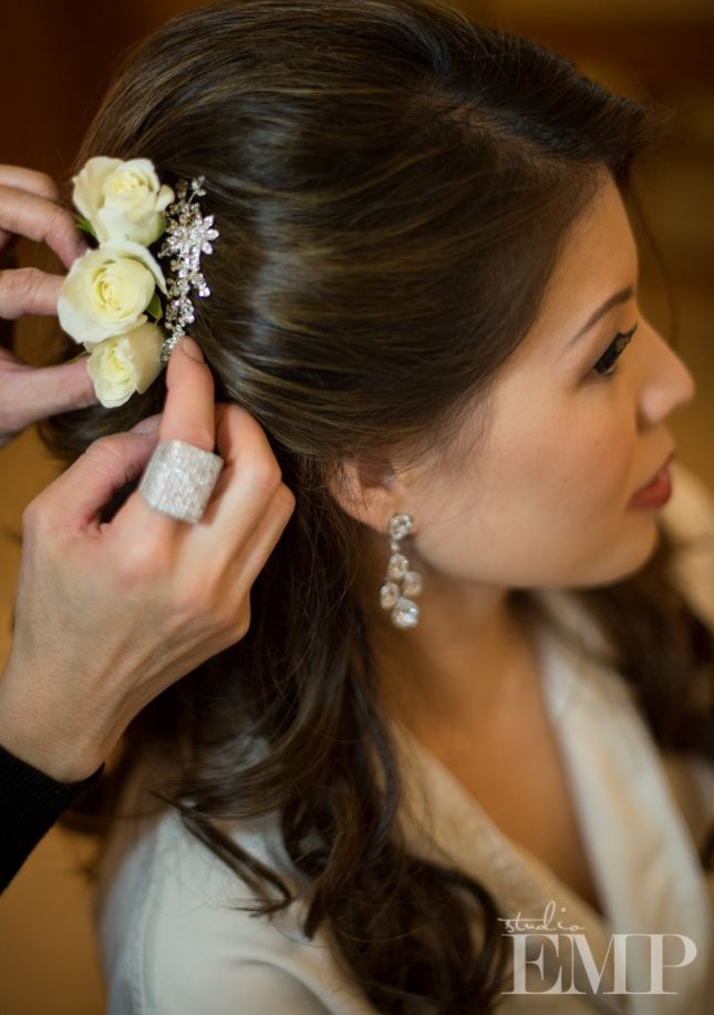 Beautiful Blushing Asian Bridal Makeup for Thai Bride