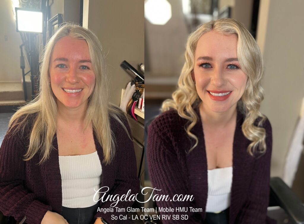 Old Hollywood Wave Curls Hair Style and Vintage Glam Makeup Look. Angela Tam Glam Team | Beloved Glamorous LLC. Makeup Artists and Hair Stylists for Weddings and Events in Los Angeles County, Orange County, Ventura County, Riverside County.