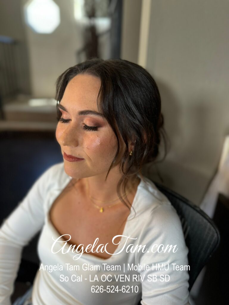 Soft Glam Glowy Makeup Bridal Look, Wedding Makeup. Beautiful Bride Makeup Looks. Angela Tam Glam Team | Beloved Glamorous LLC. Makeup Artists and Hair Stylists for Weddings and Events in Los Angeles County, Orange County, Ventura County, Riverside County. AngelaTam.com Angela@AngelaTam.com 6265246210