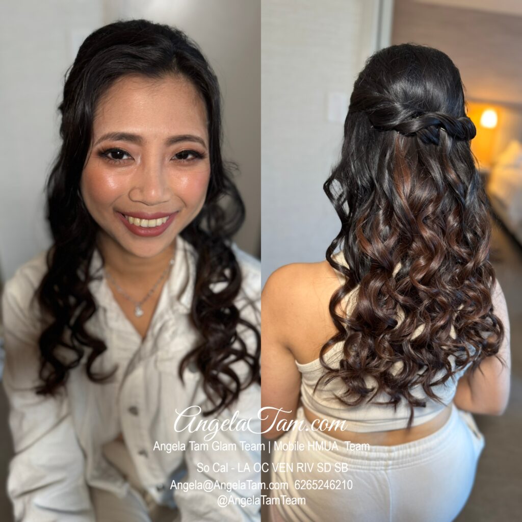 Palisades Park Hilton Santa Monica Glam Makeup by Angela Tam Glam Team | Beloved Glamorous LLC. Mobile HMUA Team. LGBT, Same Sex Wedding HMUA Team. Makeup Artists and Hair Stylists for Weddings and Events in Los Angeles County, Orange County, Ventura County, Riverside County.